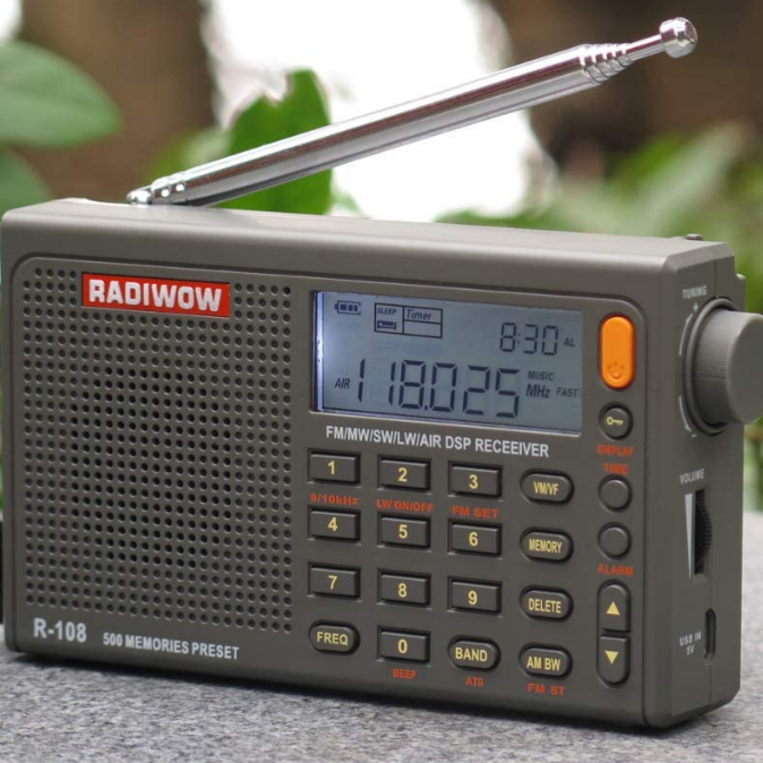 Radio à pile de survie Radiwow R-108 – Survivalisme-Boutique